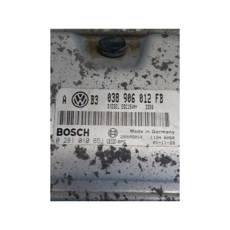 Recambio de centralita motor uce para volkswagen golf iv berlina (1j1) básico referencia OEM IAM 0281010651 038906012FB EDC15VM