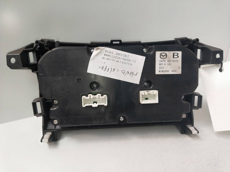 Recambio de mando calefaccion / aire acondicionado para mazda 3 lim. (bl) active referencia OEM IAM K40009D08D BBP361190J 