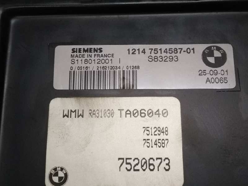 Recambio de centralita motor uce para mini mini (r50,r53) one referencia OEM IAM S118012001I 1214751458701 S83293