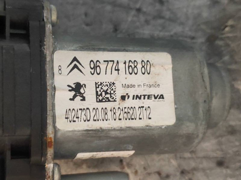 Recambio de elevalunas delantero derecho para citroen c-elysée shine referencia OEM IAM 9674412380 9677416880 