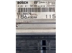Recambio de centralita motor uce para fiat multipla nuevo (186) 1.9 jtd dynamic referencia OEM IAM 0281011505 55198476 18643EAA1 2