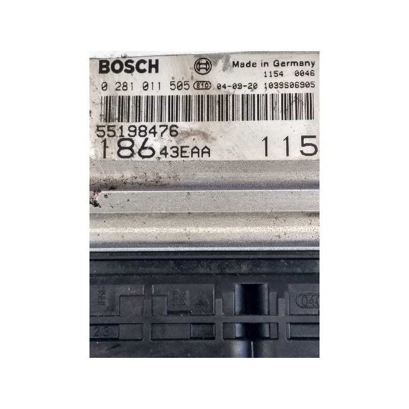 Recambio de centralita motor uce para fiat multipla nuevo (186) 1.9 jtd dynamic referencia OEM IAM 0281011505 55198476 18643EAA1