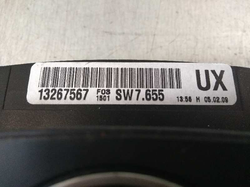 Recambio de cuadro instrumentos para opel zafira b energy referencia OEM IAM 13267567 SW7655 UX