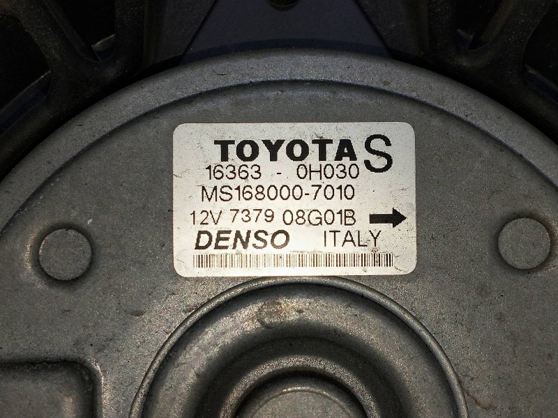 Recambio de electroventilador para toyota avensis berlina (t25) 2.0 16v cat referencia OEM IAM 163630H030 1680007010 