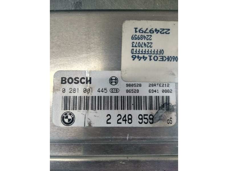 Recambio de centralita motor uce para bmw serie 3 berlina (e46) 320d referencia OEM IAM 0281001445 2248959 