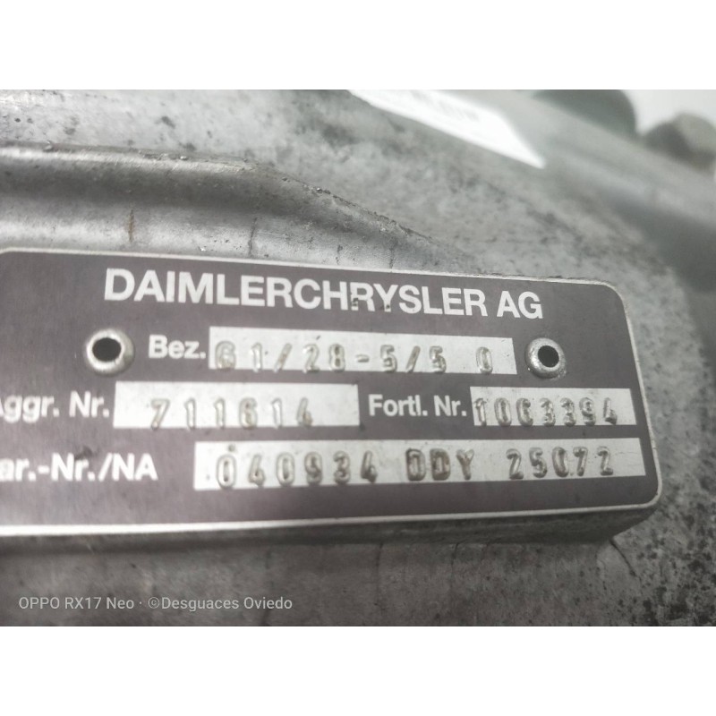 Recambio de caja cambios para volkswagen lt caja cerrada / combi (mod. 1997) lt 28 caja cerrada referencia OEM IAM G128550 71161