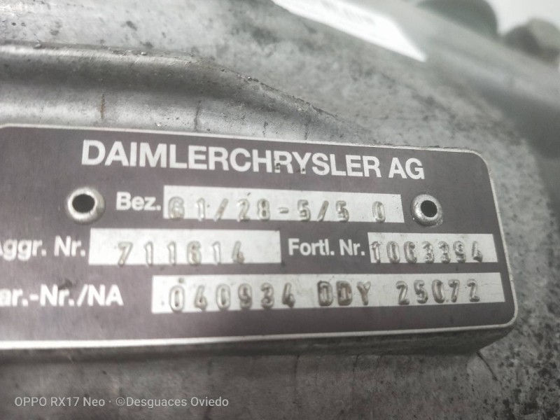 Recambio de caja cambios para volkswagen lt caja cerrada / combi (mod. 1997) lt 28 caja cerrada referencia OEM IAM G128550 71161