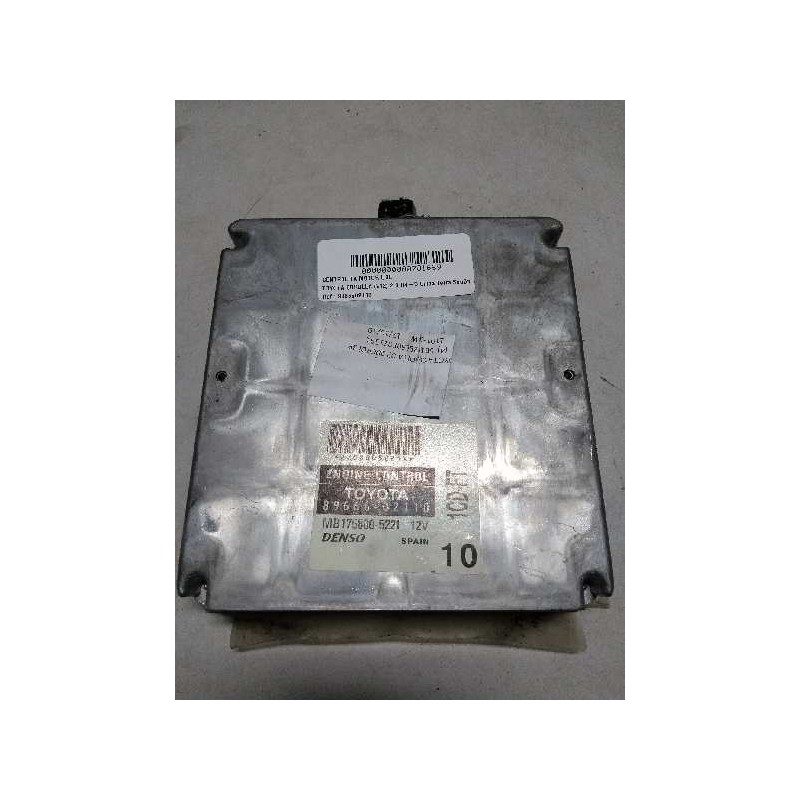 Recambio de centralita motor uce para toyota corolla (e12) 2.0 d4-d linea terra sedán referencia OEM IAM 8966602110 MB1758005221