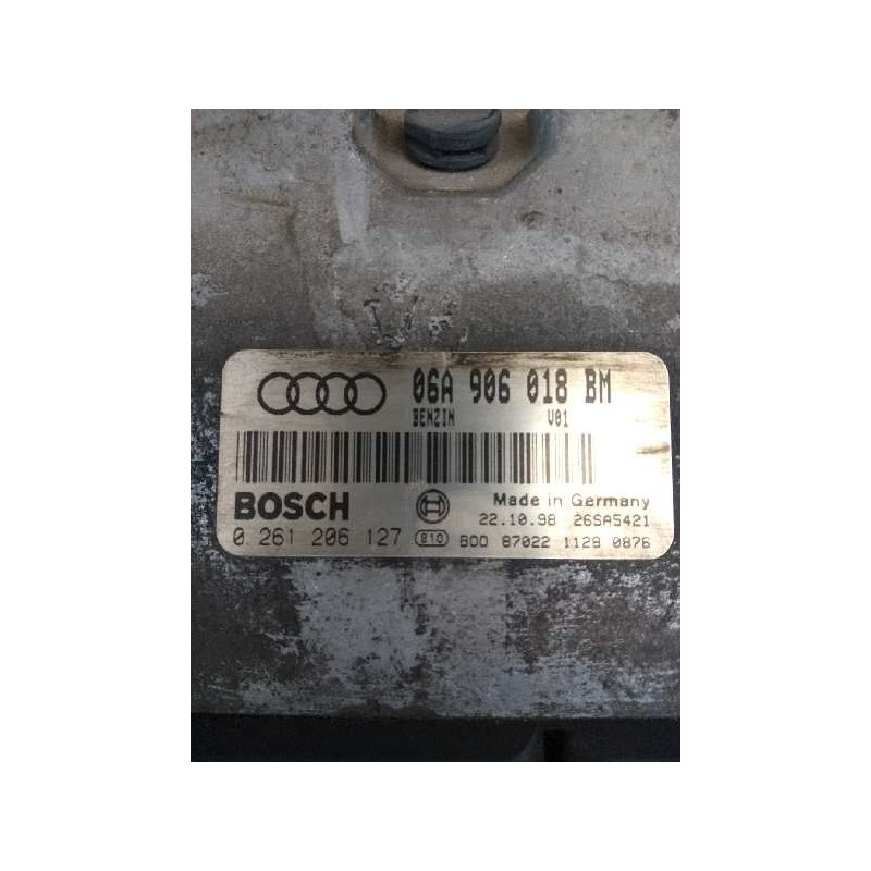 Recambio de centralita motor uce para audi a3 (8l) 1.8 ambiente referencia OEM IAM 0261206127 06A906018BM V01