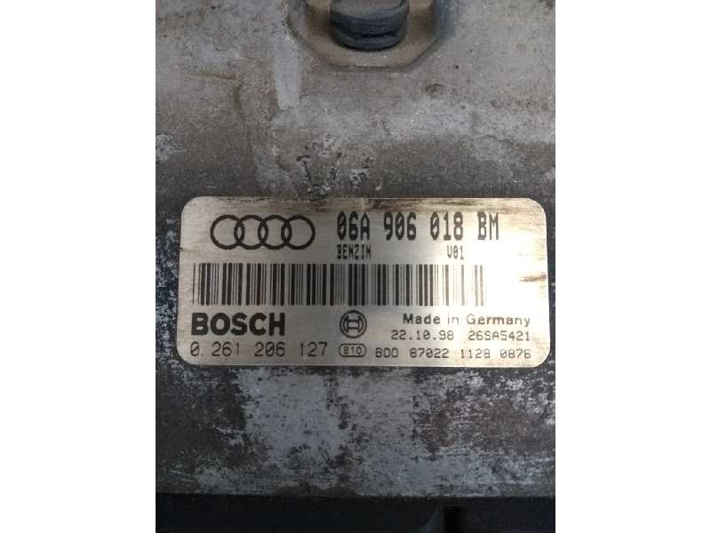 Recambio de centralita motor uce para audi a3 (8l) 1.8 ambiente referencia OEM IAM 0261206127 06A906018BM V01