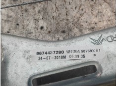 Recambio de elevalunas trasero derecho para citroen c-elysée shine referencia OEM IAM 9674437280 9677417480  2