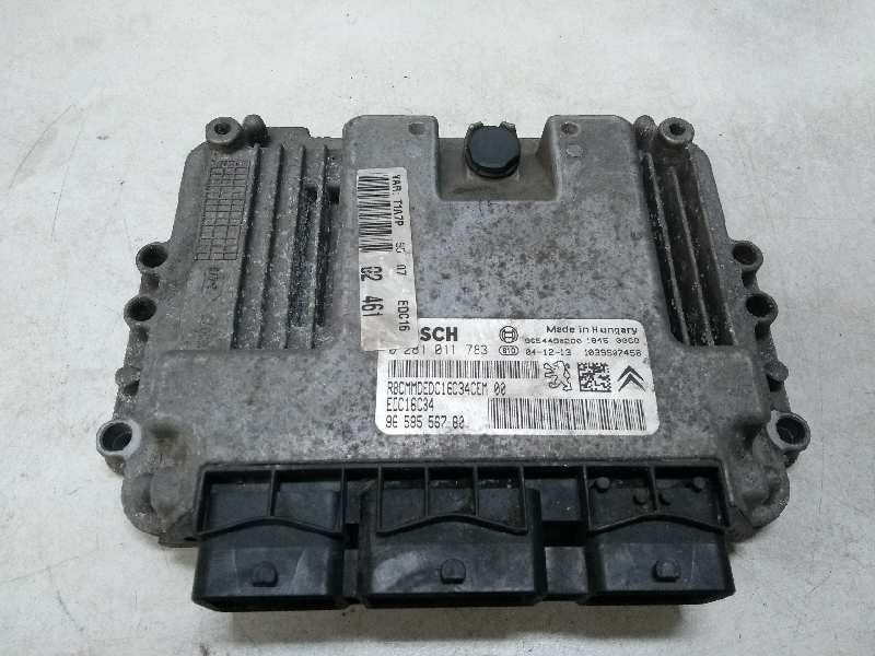 Recambio de centralita motor uce para peugeot 206 berlina e-music referencia OEM IAM 0281011783 9658556780 EDC16C34