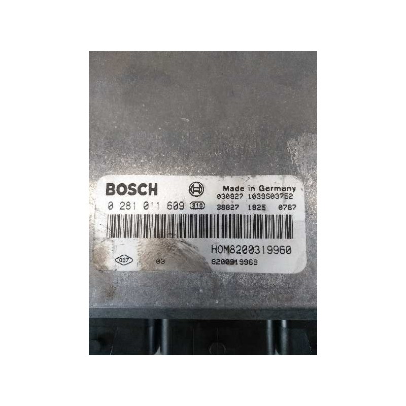 Recambio de centralita motor uce para volvo v40 familiar 1.9 d+ (85kw) referencia OEM IAM 0281011609 HOM8200319960 8200919969