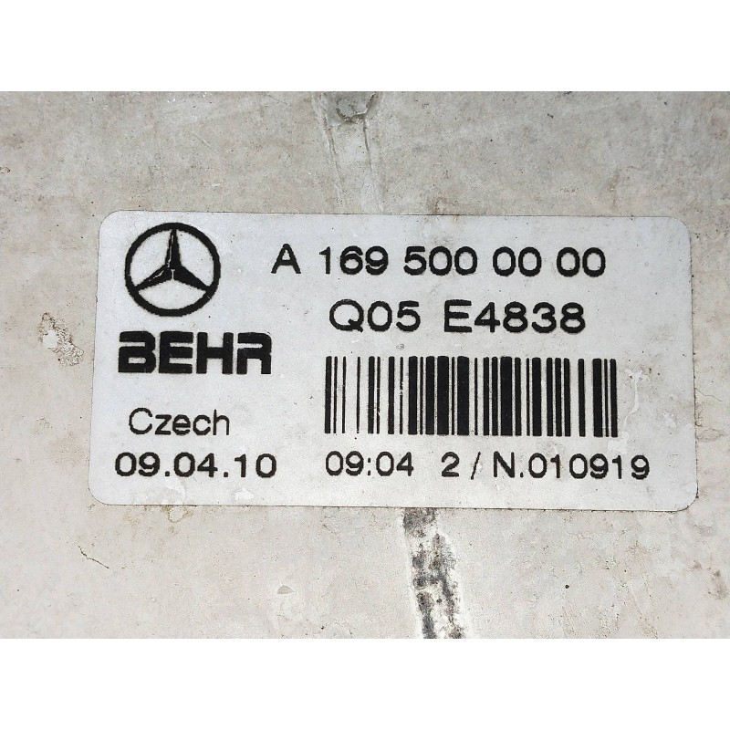 Recambio de intercooler para mercedes clase b (w245) 2.0 cdi cat referencia OEM IAM 1695000000 Q05E4838 