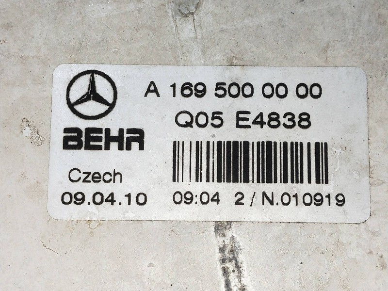 Recambio de intercooler para mercedes clase b (w245) 2.0 cdi cat referencia OEM IAM 1695000000 Q05E4838 