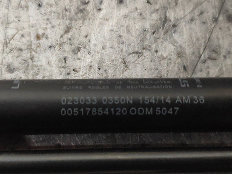 Recambio de amortiguadores maletero / porton para abarth nuova 500 (150) 595 competizione referencia OEM IAM 517854120  