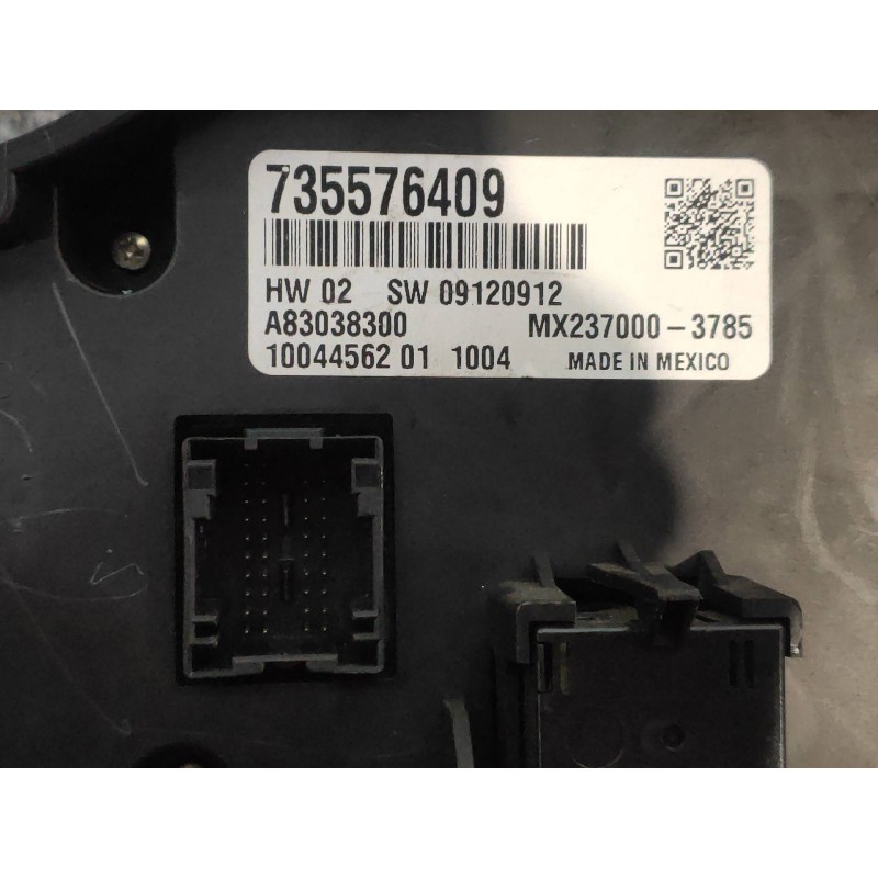 Recambio de mando calefaccion / aire acondicionado para abarth nuova 500 (150) 595 competizione referencia OEM IAM 735576409 MX2