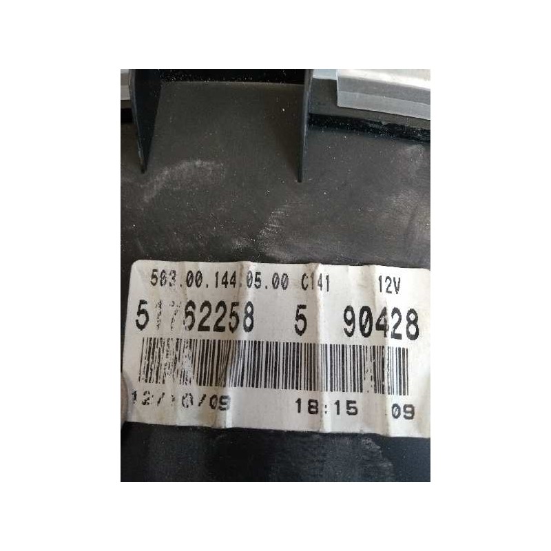 Recambio de cuadro instrumentos para fiat doblo cargo (223) 1.3 jtd referencia OEM IAM 51762258 5 90428 503001440500