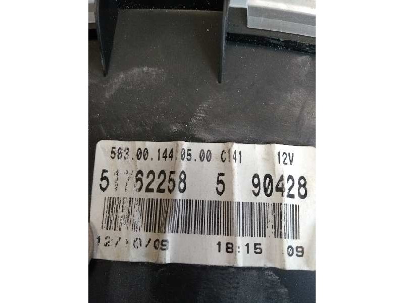 Recambio de cuadro instrumentos para fiat doblo cargo (223) 1.3 jtd referencia OEM IAM 51762258 5 90428 503001440500