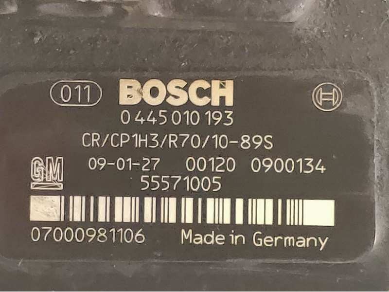 Recambio de bomba inyeccion para opel insignia berlina edition referencia OEM IAM 0445010193 55571005 BOSCH