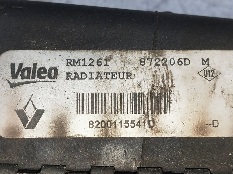 Recambio de radiador agua para renault scenic ii expression referencia OEM IAM 8200115541D 872206D 