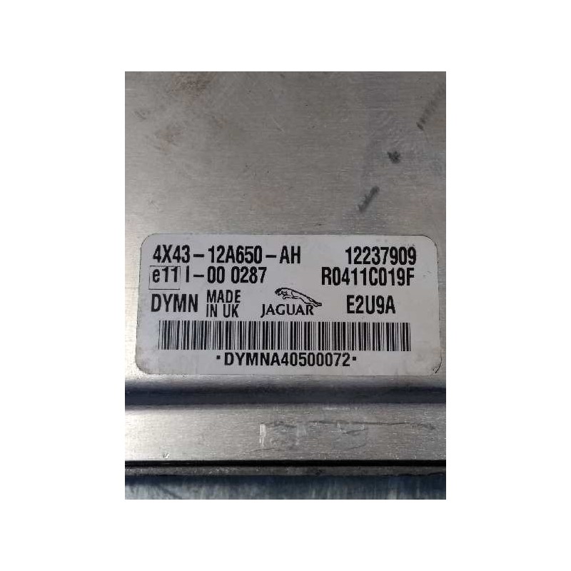 Recambio de centralita motor uce para jaguar x-type wagon 2.0 diesel cat referencia OEM IAM R0411C019F 4X4312A650AH 12237909 DYM