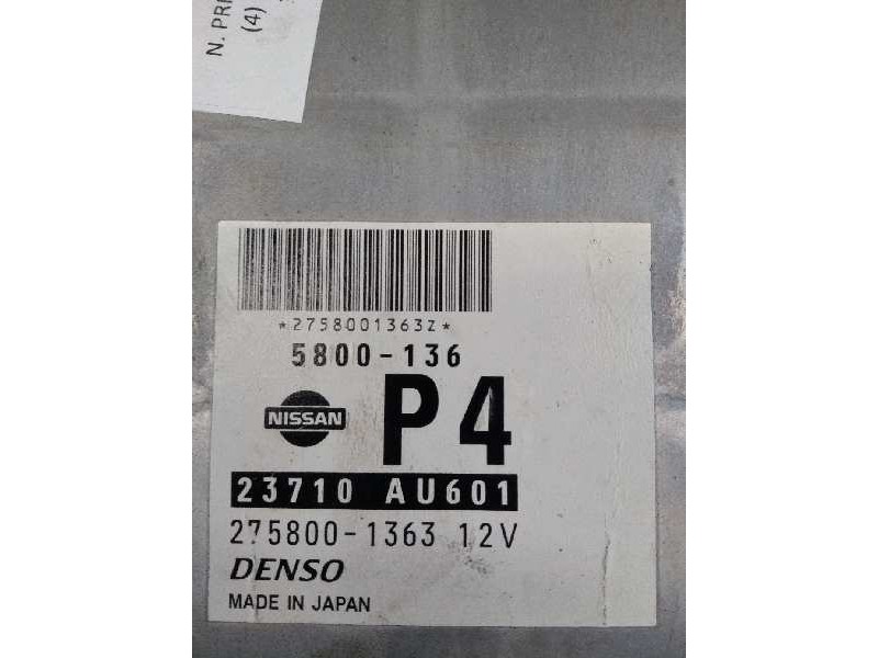 Recambio de centralita motor uce para nissan primera berlina (p12) 2.2 16v turbodiesel cat referencia OEM IAM 23710AU601 2758001