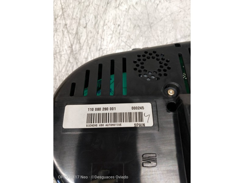 Recambio de cuadro instrumentos para seat toledo (5p2) exclusive referencia OEM IAM 110080280001 5P0920822D 