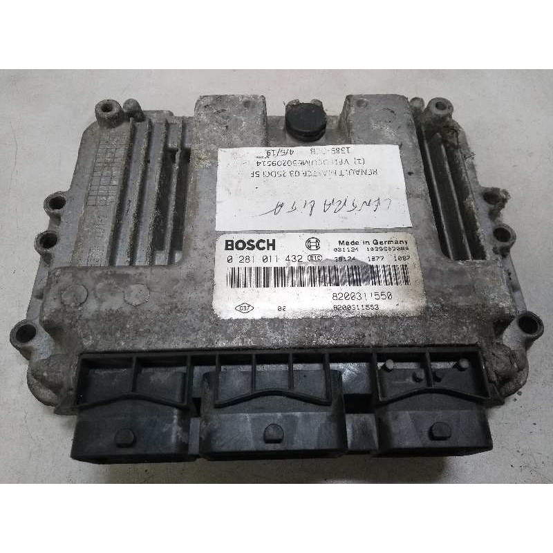 Recambio de centralita motor uce para renault master ii phase 2 caja cerrada l1h1 caja cerrada 3.3 to referencia OEM IAM 0281011