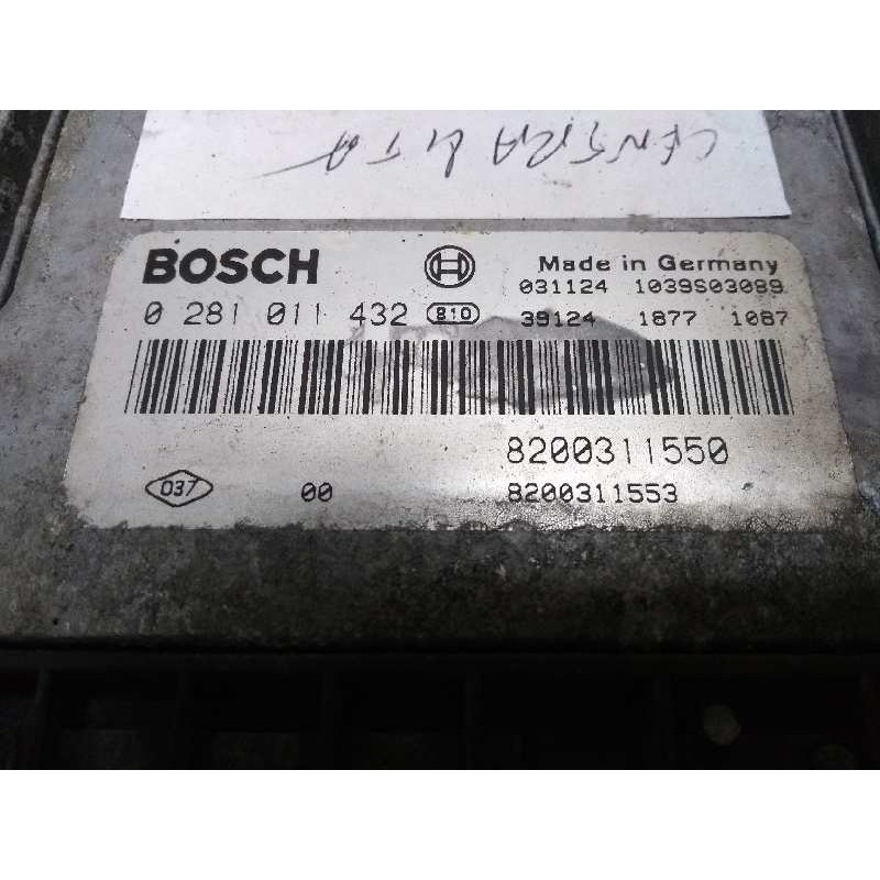 Recambio de centralita motor uce para renault master ii phase 2 caja cerrada l1h1 caja cerrada 3.3 to referencia OEM IAM 0281011