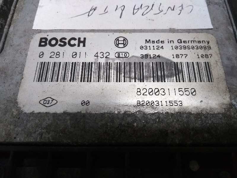 Recambio de centralita motor uce para renault master ii phase 2 caja cerrada l1h1 caja cerrada 3.3 to referencia OEM IAM 0281011
