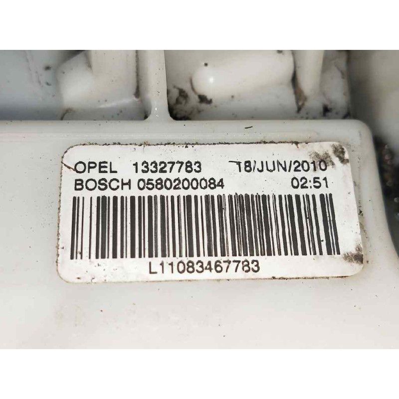 Recambio de bomba combustible para opel corsa d 1.2 cat (a 12 xer / ldc) referencia OEM IAM 0580200084 13327783 BOSCH AFORADOR
