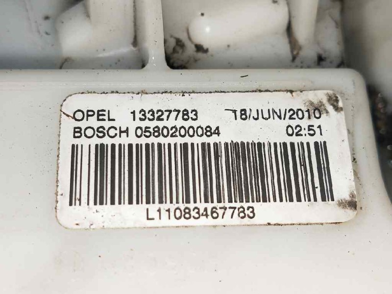 Recambio de bomba combustible para opel corsa d 1.2 cat (a 12 xer / ldc) referencia OEM IAM 0580200084 13327783 BOSCH AFORADOR