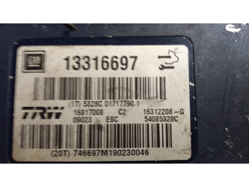 Recambio de abs para opel insignia berlina 2.0 cdti cat referencia OEM IAM 13316697 54085328C 16312208 G 16817008