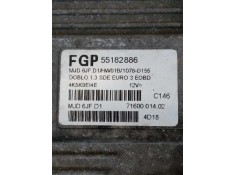 Recambio de centralita motor uce para fiat doblo (119) 1.3 jtd cat referencia OEM IAM FGP55182886 MJD6JFD1  2