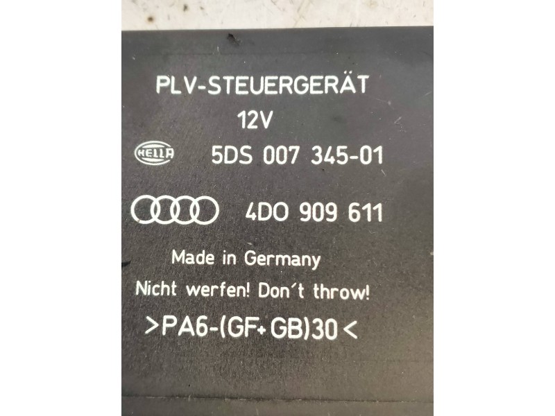 Recambio de modulo electronico para audi allroad quattro (4b5) 2.5 tdi (132kw) referencia OEM IAM 5DS00734501 4D0909611 HELLA