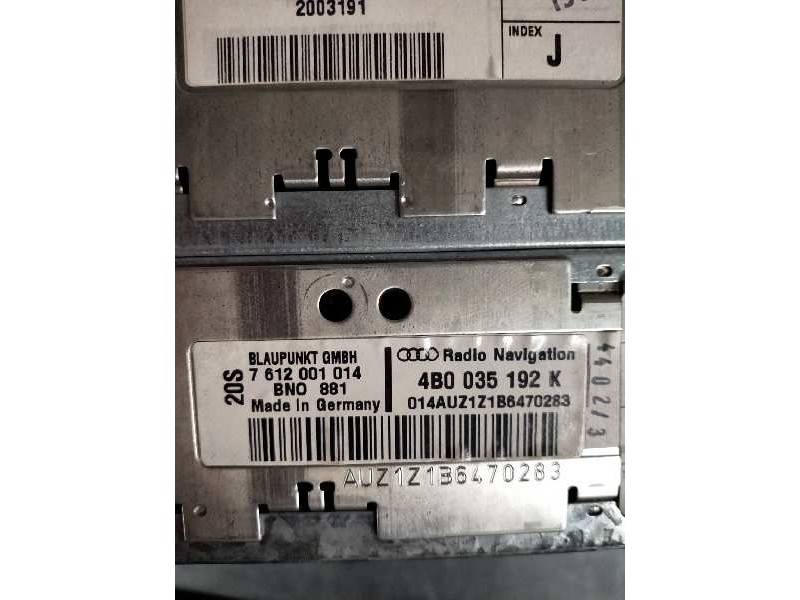 Recambio de sistema navegacion gps para audi allroad quattro (4b5) 2.5 tdi (132kw) referencia OEM IAM 480035192K 7612001014 BNO 