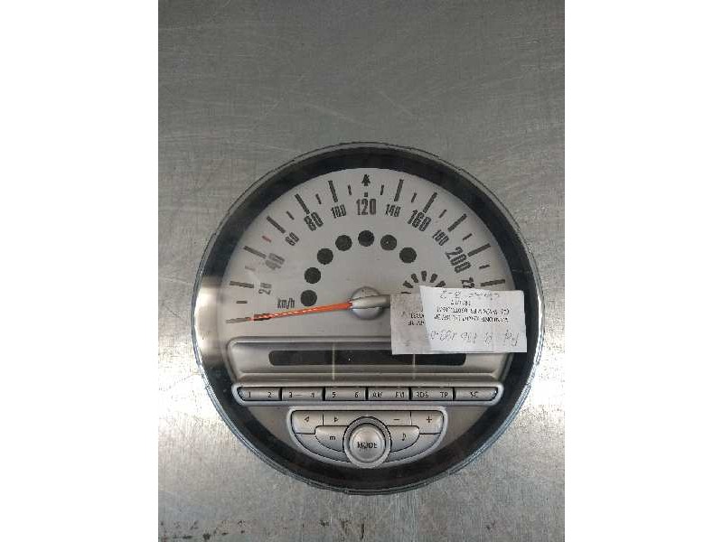 Recambio de cuadro instrumentos para bmw mini (r56) one referencia OEM IAM 913619301 BM503011 RG25098110 Recambio de cuadro instrumentos para bmw mini (r56) one referencia OEM IAM 913619301 BM503011 RG25098110