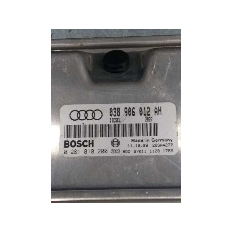 Recambio de centralita motor uce para audi a4 berlina (b5) 1.9 tdi referencia OEM IAM 0281010200 038906012AH 
