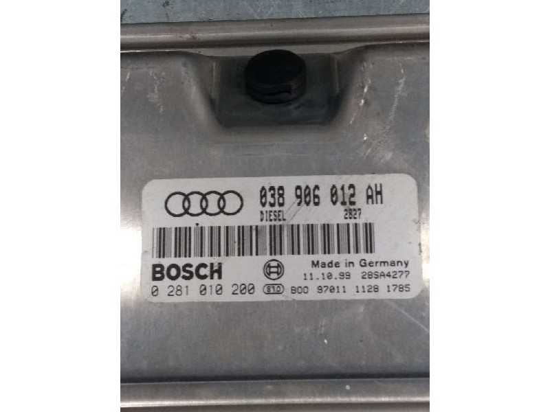 Recambio de centralita motor uce para audi a4 berlina (b5) 1.9 tdi referencia OEM IAM 0281010200 038906012AH 