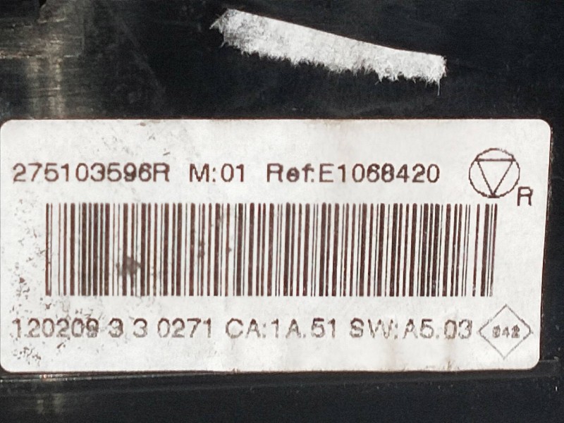 Recambio de mando calefaccion / aire acondicionado para renault megane iii coupe renault sport referencia OEM IAM 275103596R E10