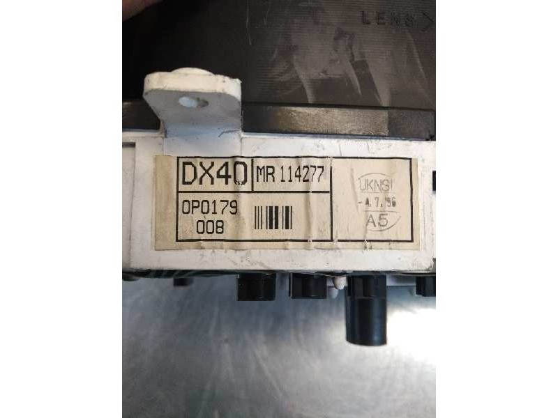 Recambio de cuadro instrumentos para mitsubishi carisma berlina 4 (da0) 1.9 turbodiesel referencia OEM IAM MR114277 DX40 0P01790