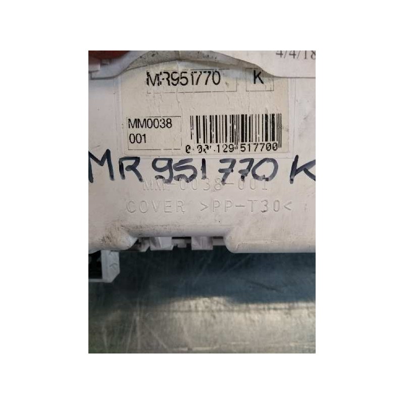 Recambio de cuadro instrumentos para mitsubishi colt berlina 5 (z30a) 1.3 inform (d) referencia OEM IAM MR951770K MM0038001 
