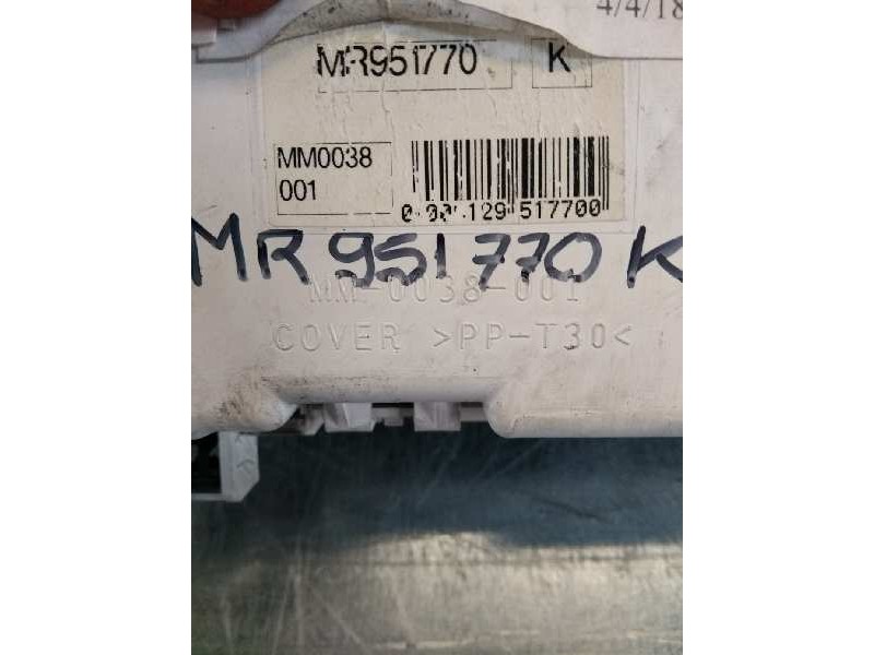 Recambio de cuadro instrumentos para mitsubishi colt berlina 5 (z30a) 1.3 inform (d) referencia OEM IAM MR951770K MM0038001 