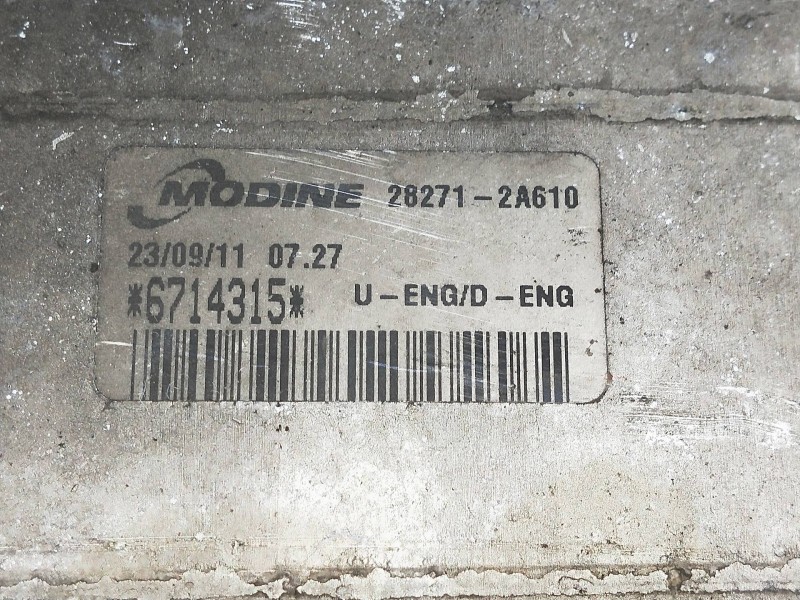 Recambio de intercooler para kia cee´d drive referencia OEM IAM 282712A610 6714315 