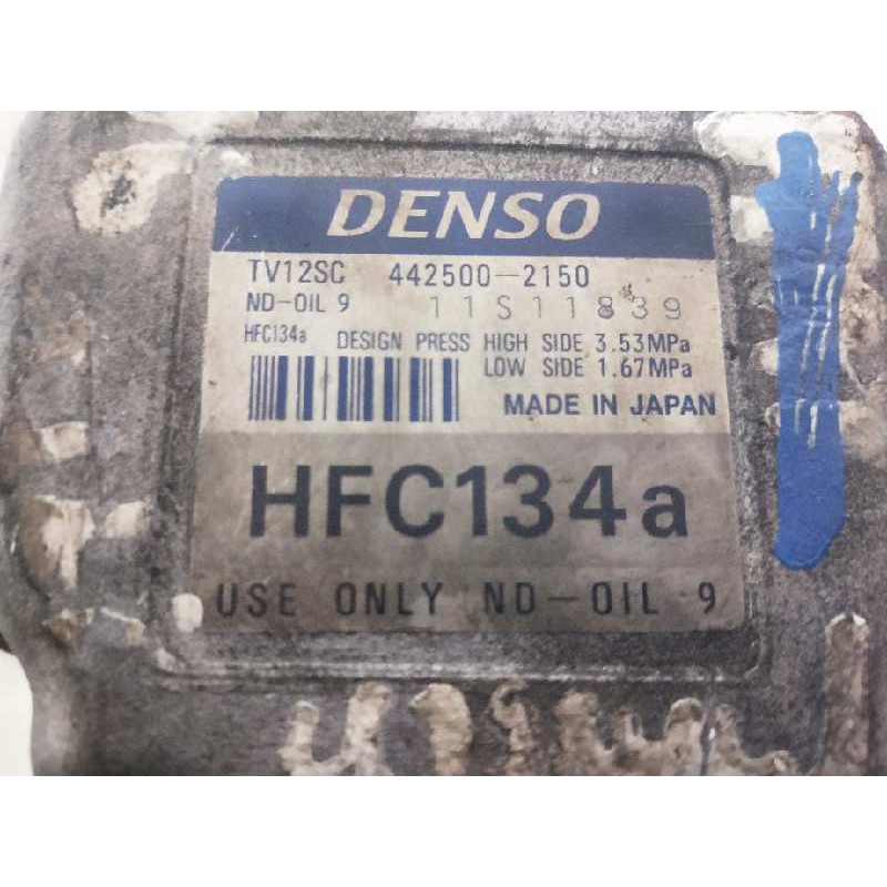 Recambio de compresor aire acondicionado para fiat marea berlina (185) 1.9 turbodiesel referencia OEM IAM 4425002150 HFC134A 