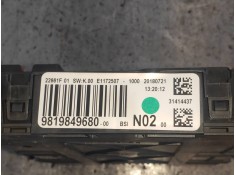 Recambio de caja reles / fusibles para citroen c-elysée shine referencia OEM IAM 9819849680 BSIN0200  2