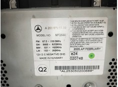 Recambio de sistema audio / radio cd para mercedes clase c (w203) berlina 2.2 cdi cat referencia OEM IAM A2038700589   2