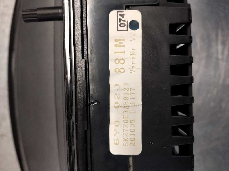 Recambio de cuadro instrumentos para skoda fabia (6y2/6y3) 1.2 12v referencia OEM IAM 6Y0920881M  