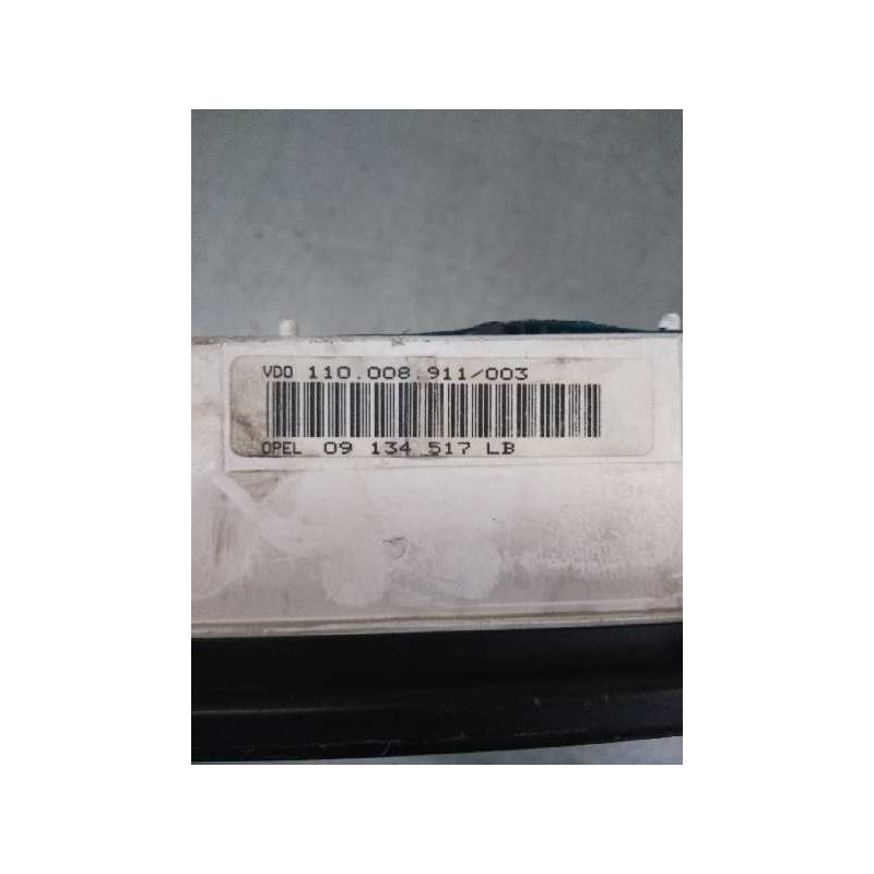 Recambio de cuadro instrumentos para opel vectra b berlina 1.8 16v cat referencia OEM IAM 110008911003 09134517LB 